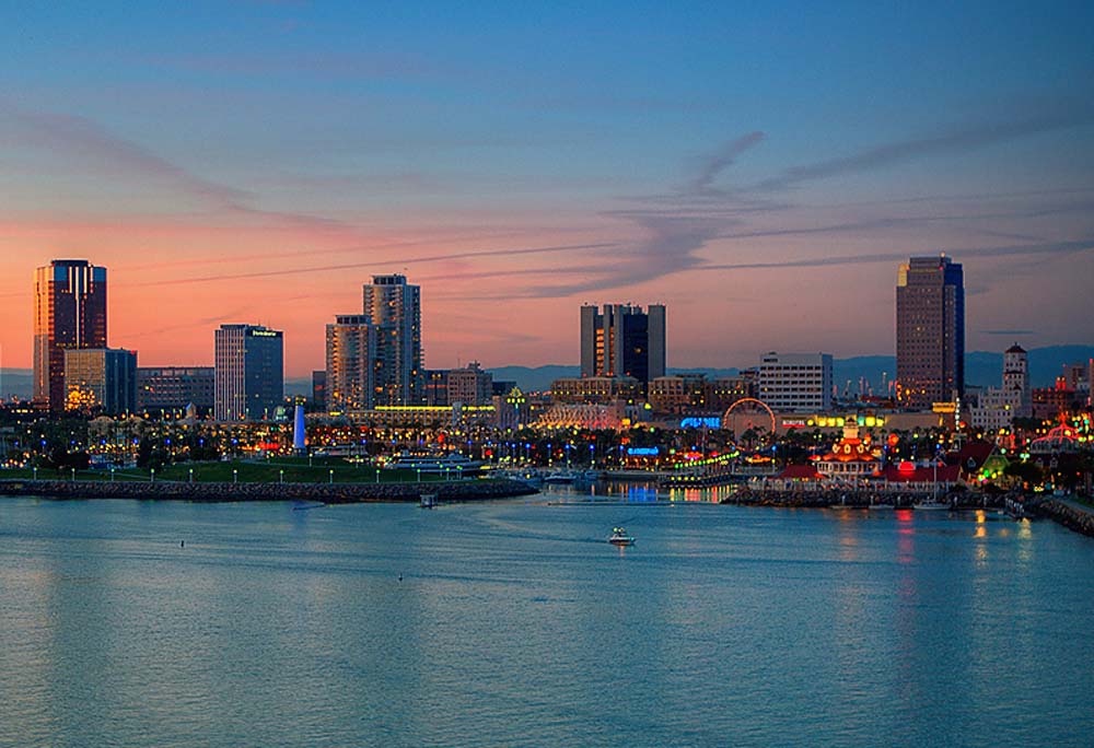Downtown Long Beach Skyline